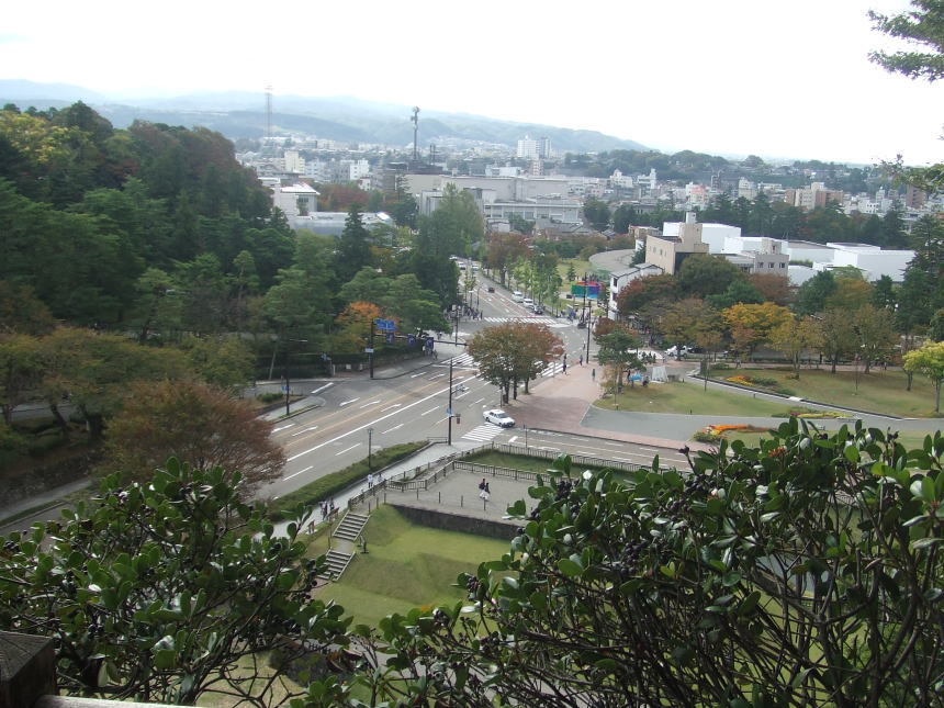 辰巳櫓跡から見える景色