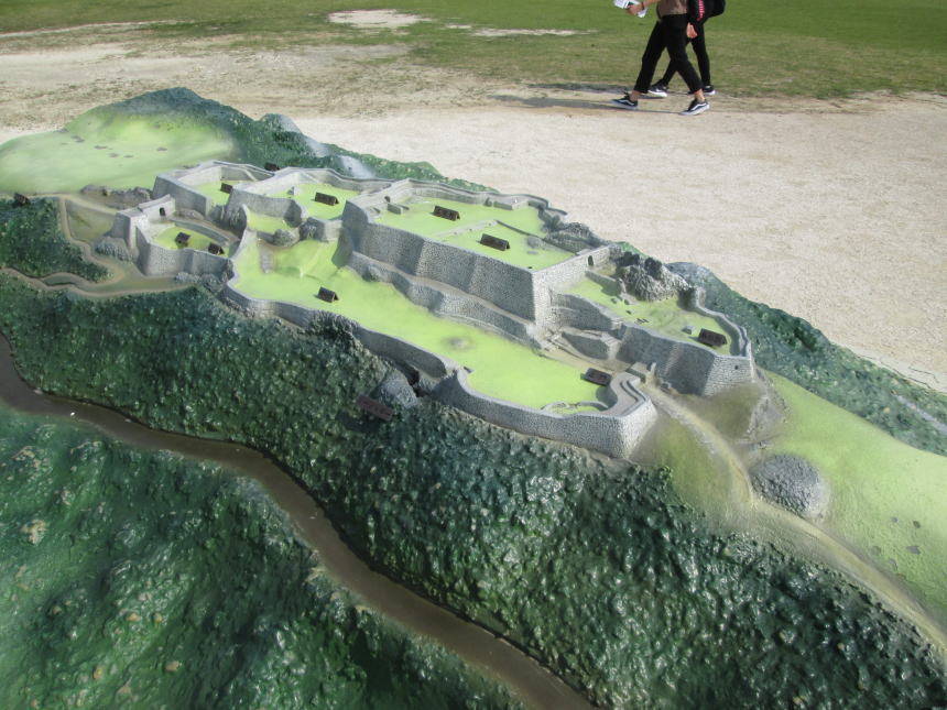城跡の模型