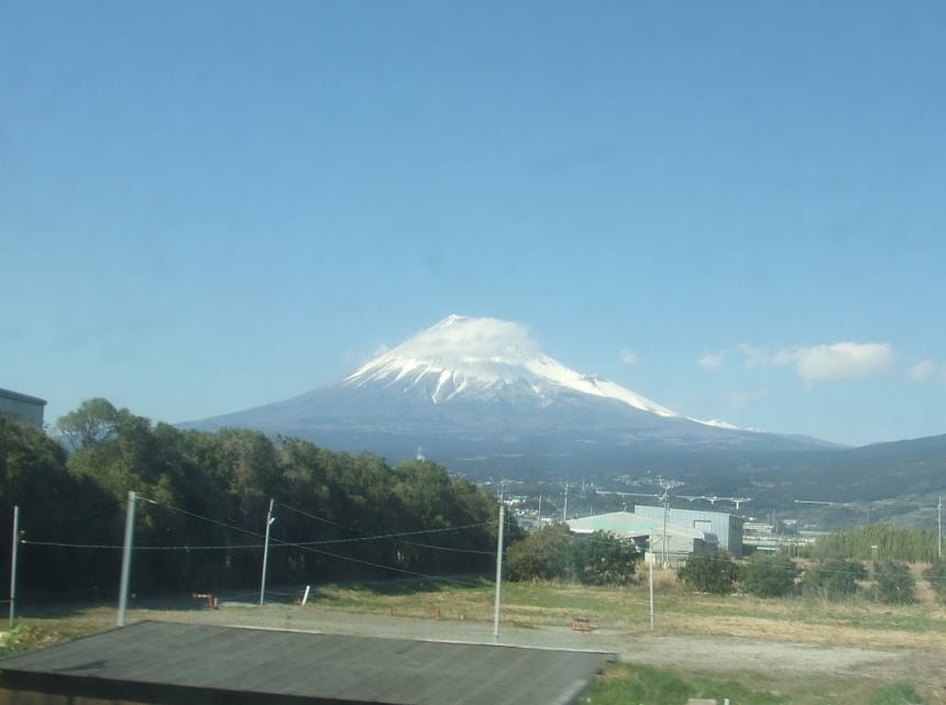 吉原付近の富士山
