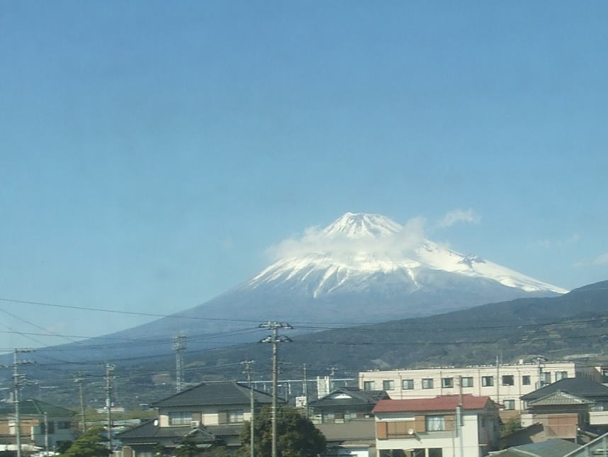 東田子の浦付近の富士山