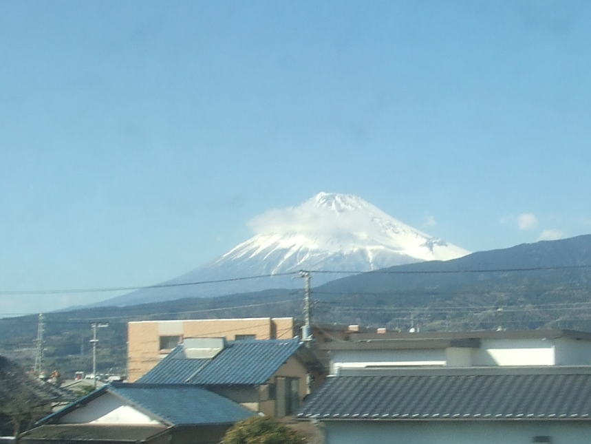 原付近の富士山