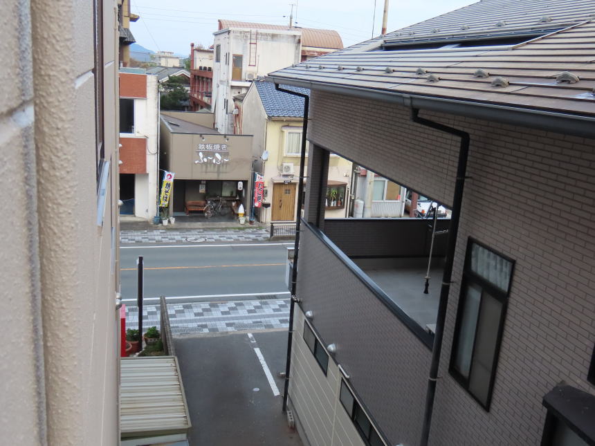 301号室の窓から見える景色