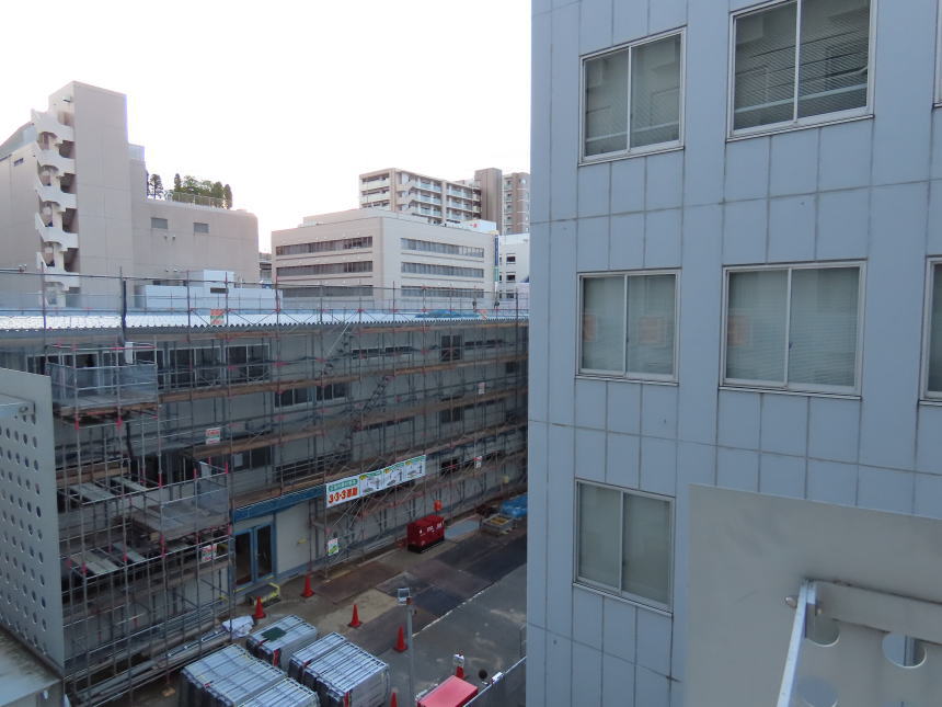 403号室の窓から見える景色