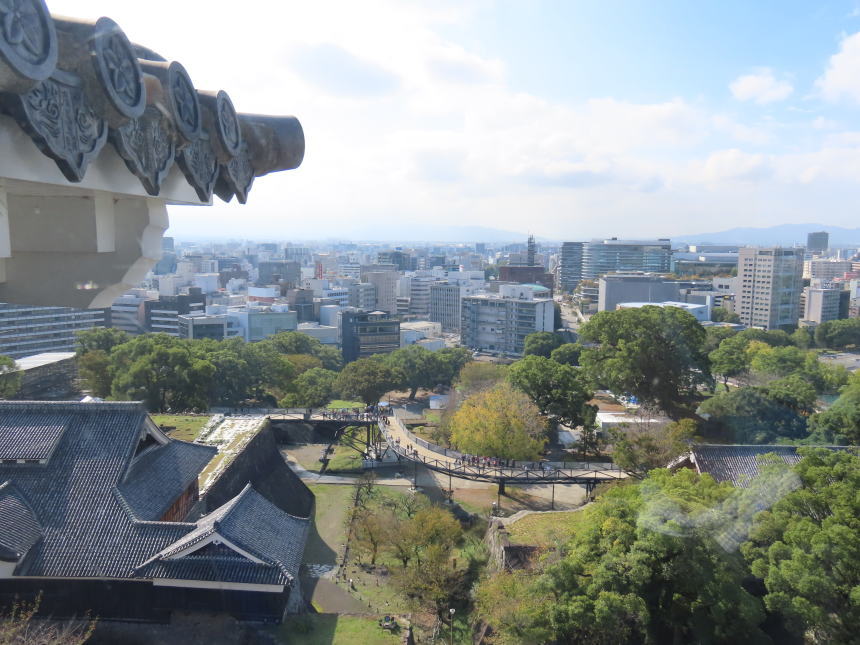 天守閣6階からの眺望（南側）