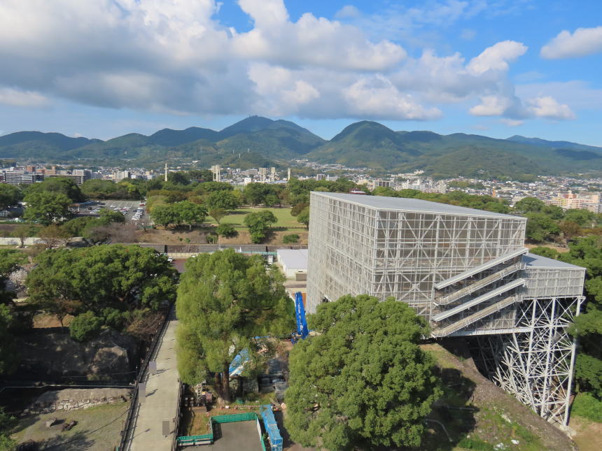 天守閣6階からの眺望（西側）